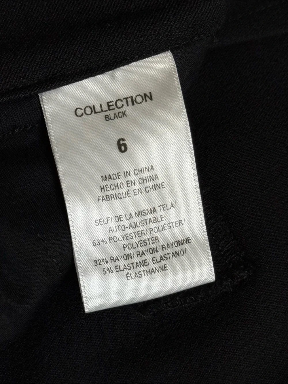 Favorite Daughter the favorite pant shortie dress pants trousers in black sz 6
